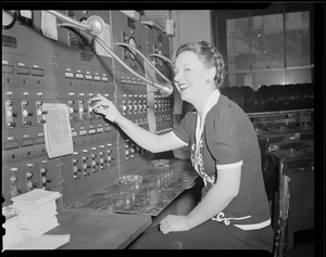 Mae, the Music Girl, in her studio