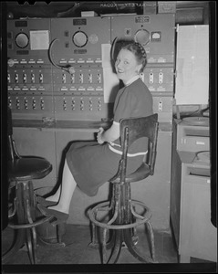 Mae, the Music Girl, in her studio