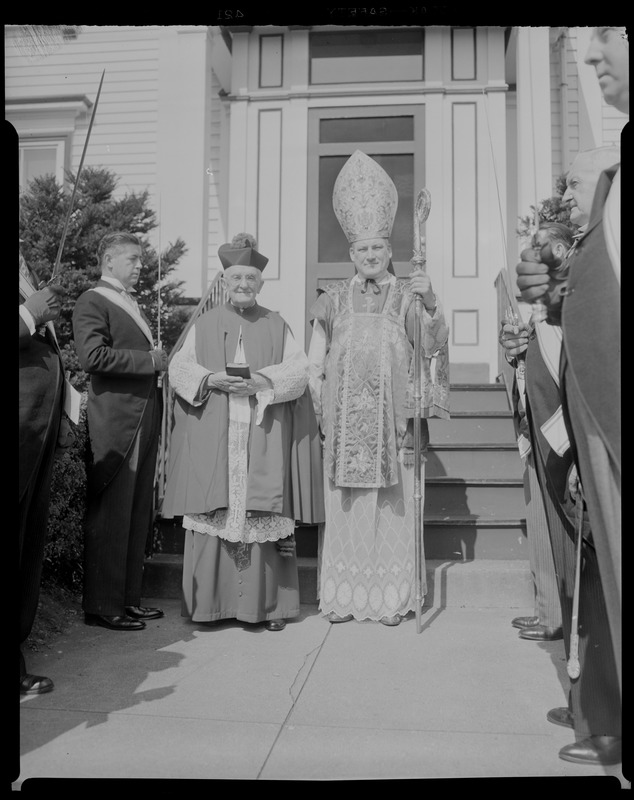 Archbishop Cushing with visiting Cardinal