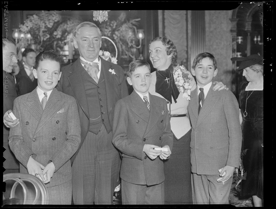 Gov. Curley with family