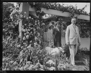 Pres. Coolidge and wife in Swampscott