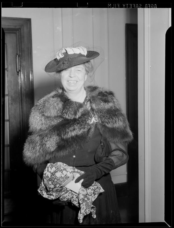 Eleanor Roosevelt visits Boston