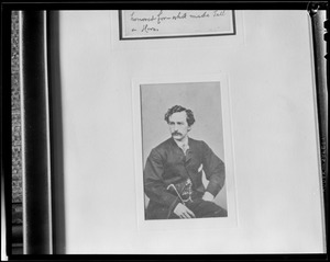 Lincoln series: John Wilkes Booth taken in 1864