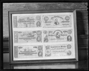 Lincoln series: Confederate money 1864