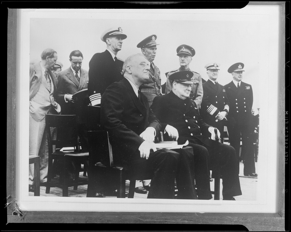WWII - F. D. R. & Churchill, Yalta conference
