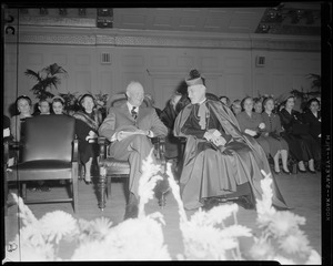 Ceremony - President Eisenhower in Boston