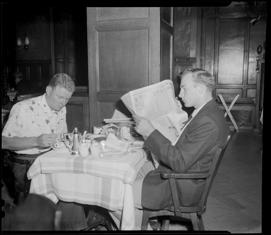Athletes at Hotel Bellevue