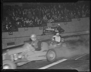 Midget auto racing at Boston Garden