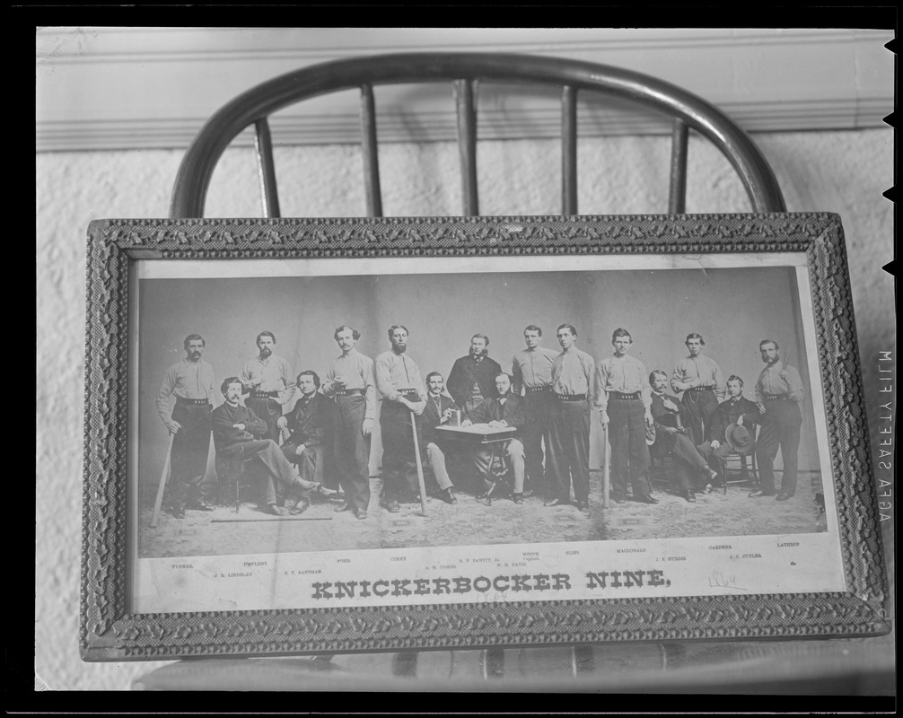 Knickerbocker Nine, 1864 photograph