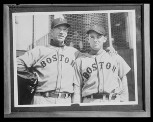Lefty Grove with young Red Sox player