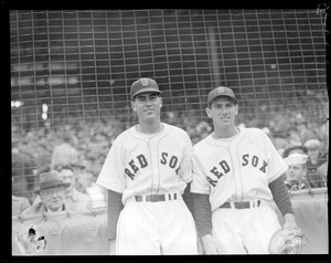 Red Sox players at Fenway