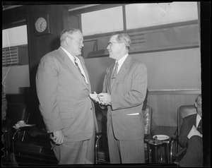 Joe Cronin with writer