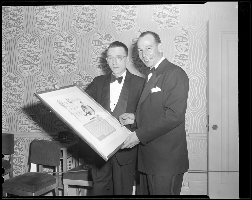 Boston baseball writers dinner Digital Commonwealth