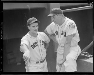 Bobby Doerr and Jimmy Foxx of the Sox