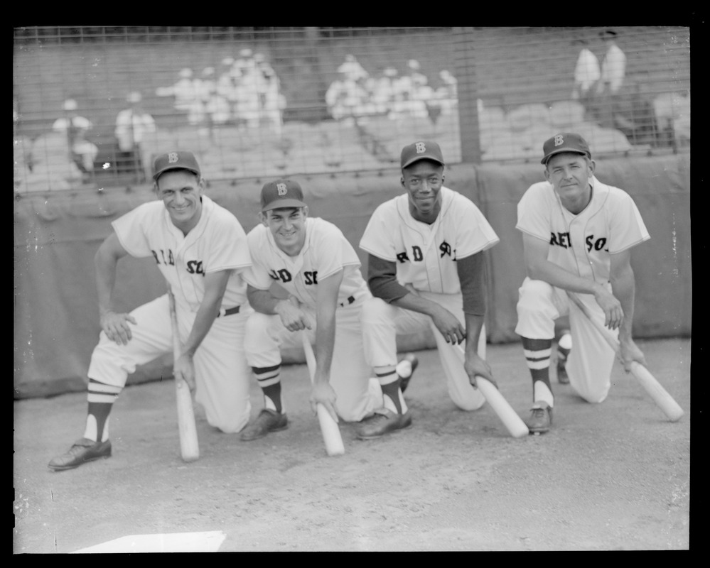 Frank Malzone, Don Buddin, Pumpsie Green and Pete Runnels, the Red Sox ...