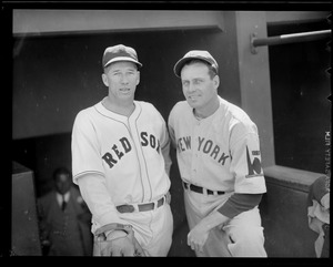 Lefty Grove of the Sox with N.Y. Yankee