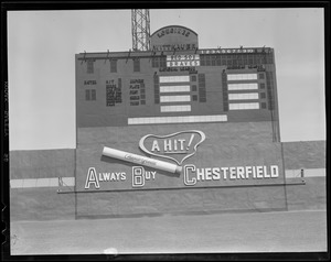 Scoreboard, Braves Field