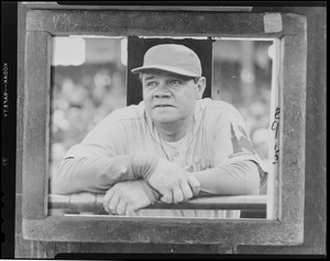 Babe Ruth in Brooklyn Dodgers uniform