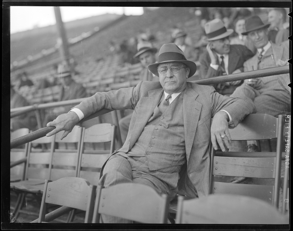 Man in stands