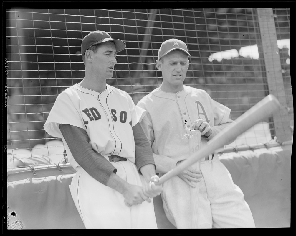 Ted Williams and Athletics player