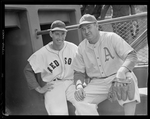 Ted Williams and Athletics player