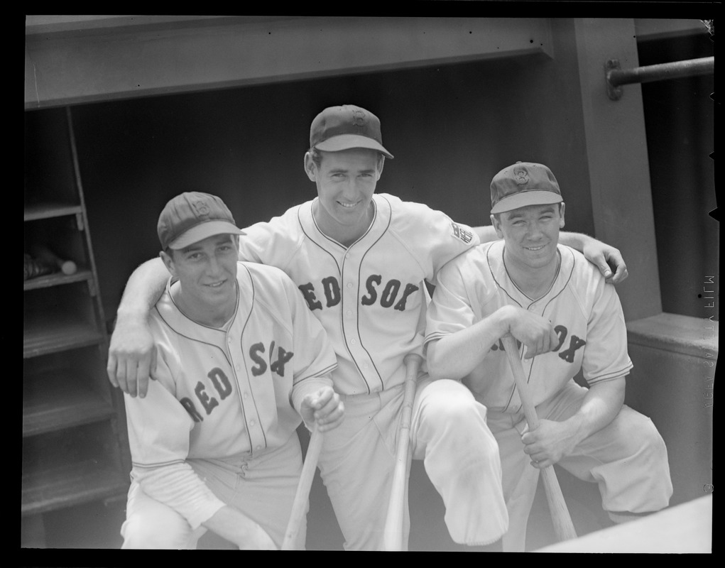 Ted Williams and teammates