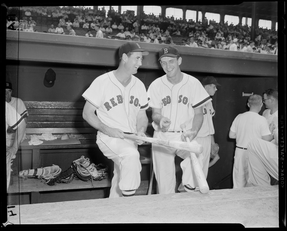 Ted Williams and Bobby Doerr of the Red Sox at Fenway Park - Digital  Commonwealth