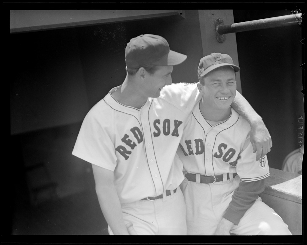 Ted Williams and teammate