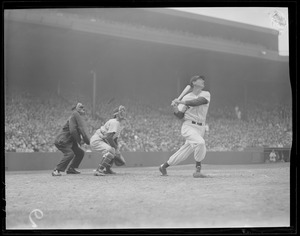 Ted Williams hits one at Fenway