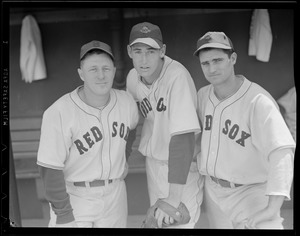 Ted Williams, Bobby Doerr and teammate