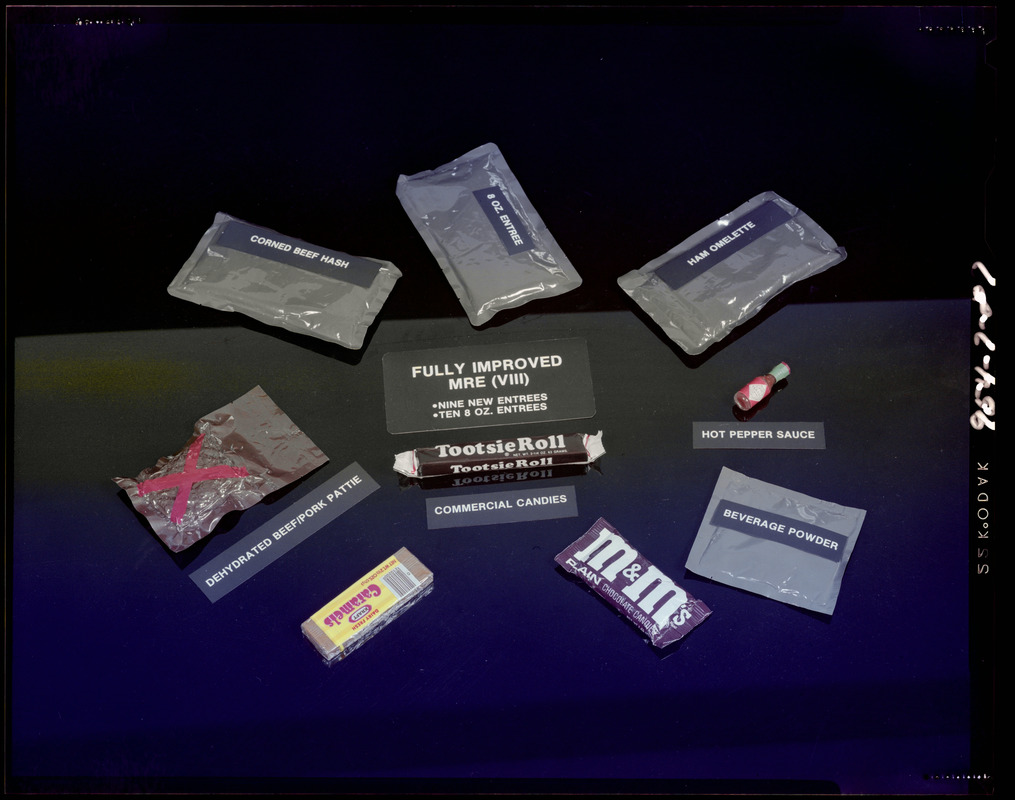 Fully improved MRE, Nine new entrees, ten 8 oz. entrees Digital