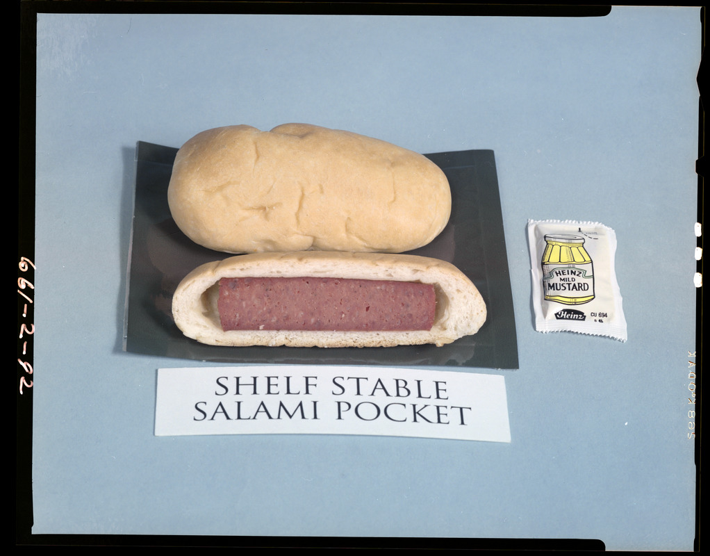 Shelf stable salami pocket