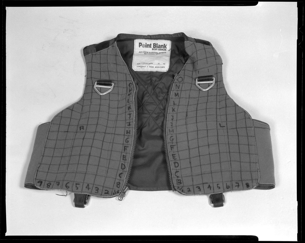 Point blank body armor, air crew survival armor recovery vest