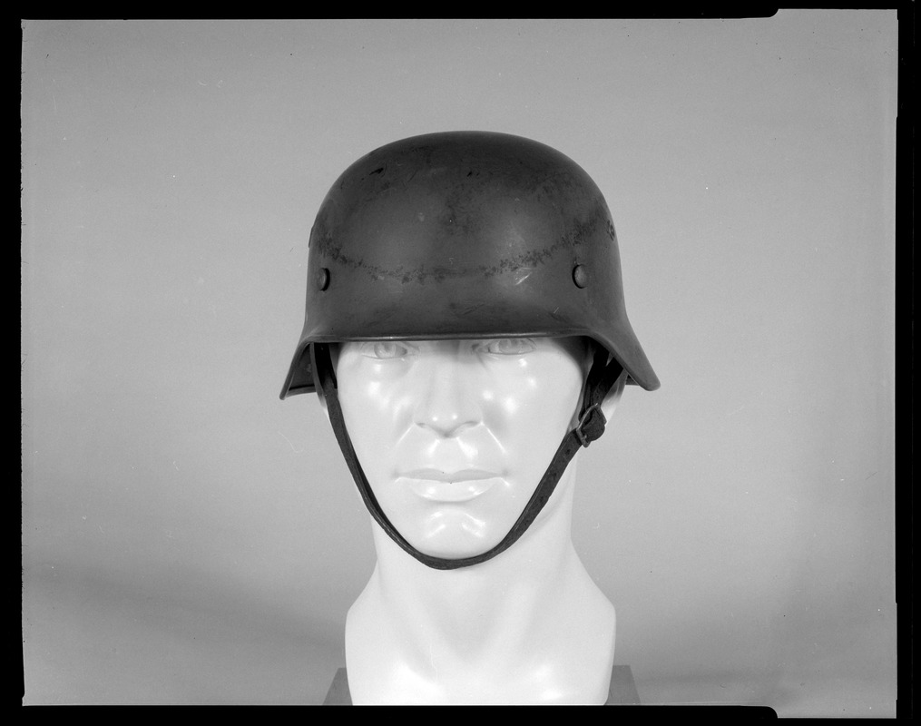Helmet, front view Digital Commonwealth