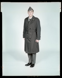 IPD, all weather coat, double brasted + belted