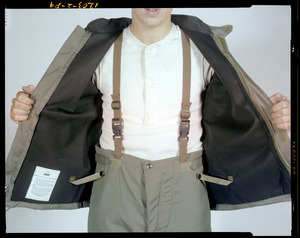 IPL 2 piece AVIB jacket open with suspenders