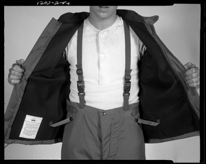 IPL 2 piece AVIB jacket open with suspenders