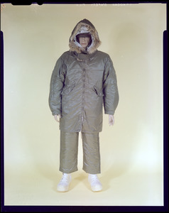 Murtagh, cold weather parka + trousers reversible, green side