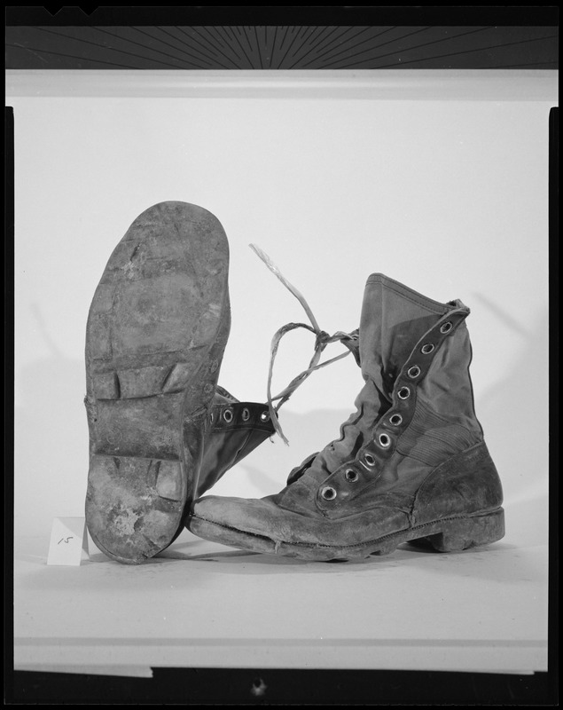 Boots - showing wear - Digital Commonwealth