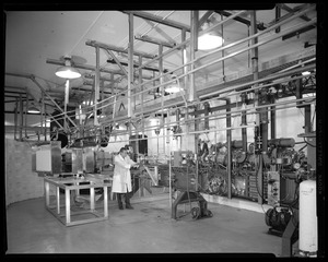 Linac accelerator (technician in photo)