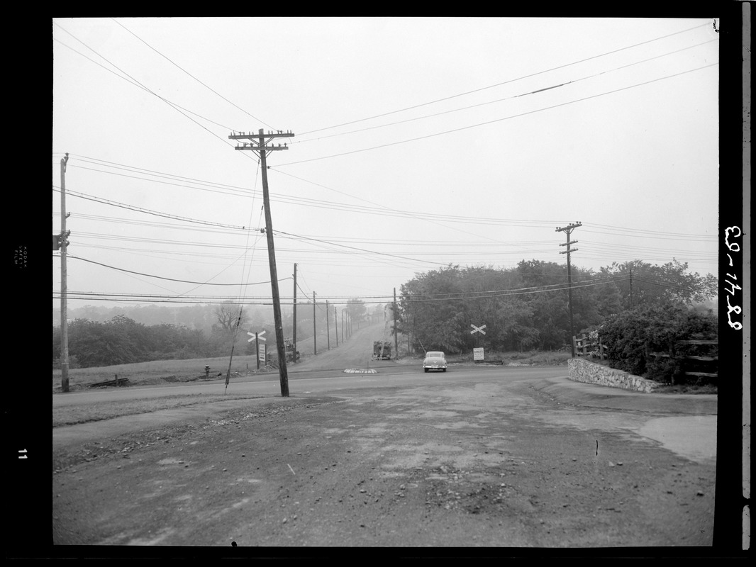 Road and telephone poles