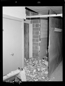 Cutting new doors - R. Bldg - 2nd floor