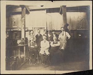 Employees of Jonas H. Drew Right Shoe Shop