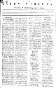 The Salem Mercury: Political, Commercial, and Moral