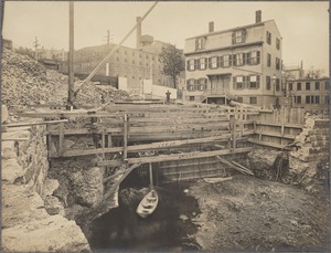 Water passing under construction