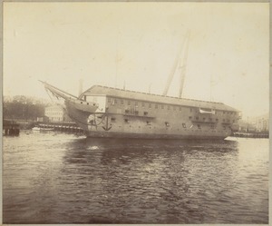 Large boat at dock