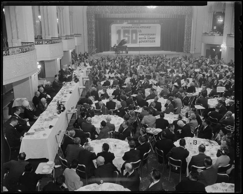 Bird's eye view of the celebration reception