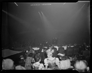 View of a stage performance and orchestra