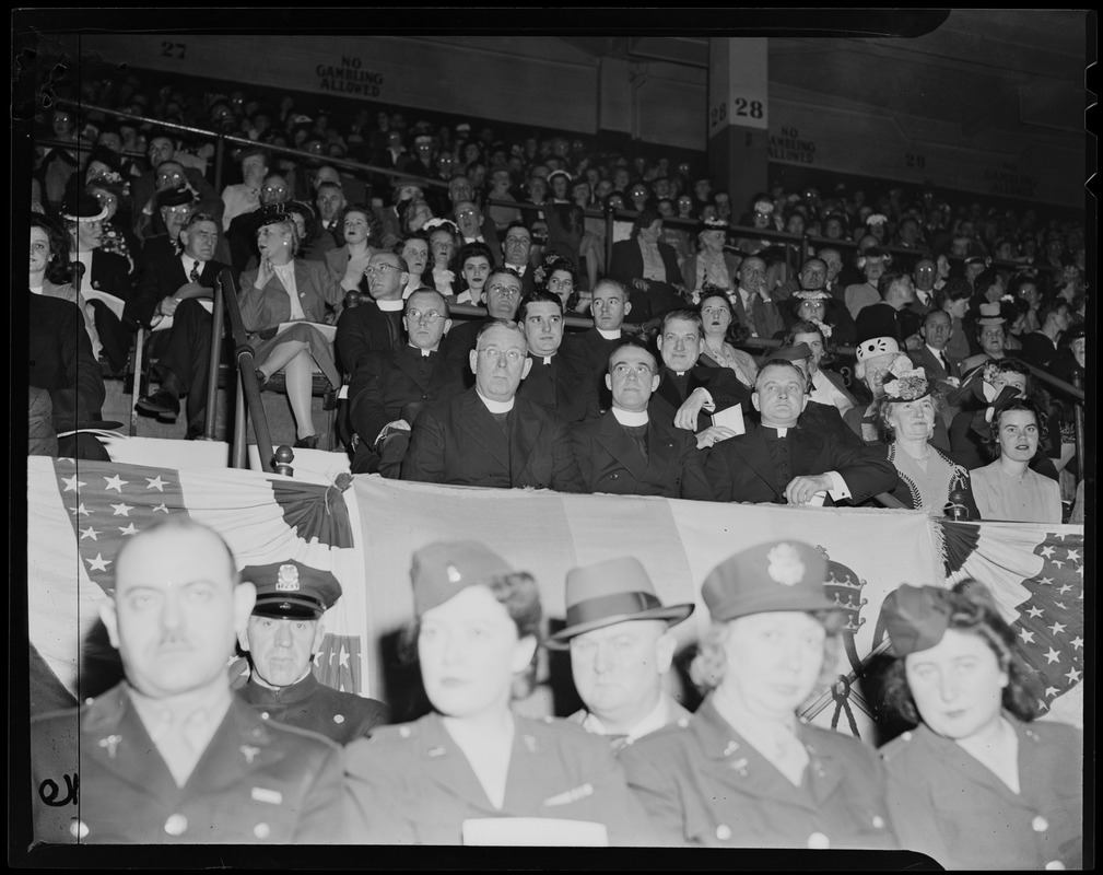 Crowd, featuring a group of clergymen