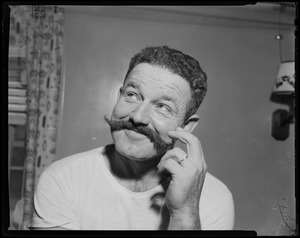 Portrait of a man with a mustache